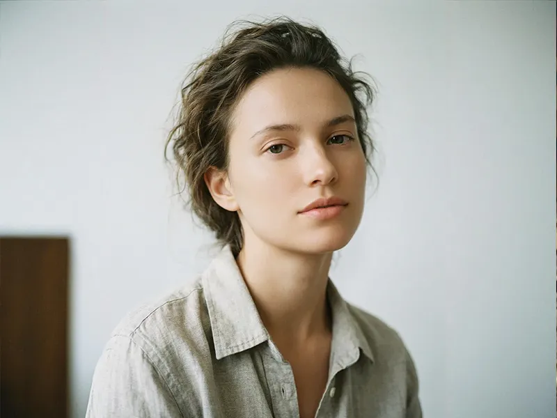 人像修图 AI 处理后